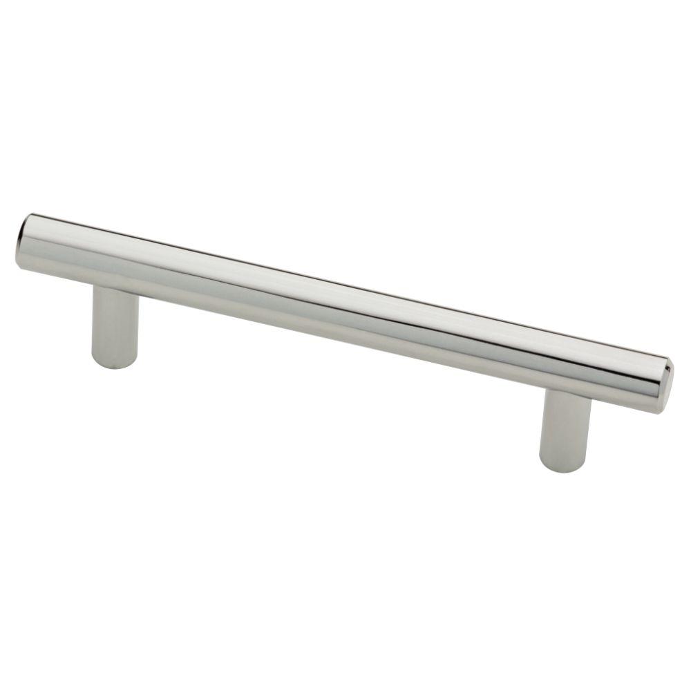 Liberty 3 3 4 In 96mm Center To Center Polished Chrome Bar Drawer Pull P01012 Pc C The Home Depot