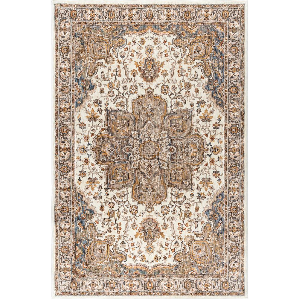 Tayse Rugs Fairview Ivory 7 ft. x 10 ft. Area Rug-FVW3302 7x10 - The ...