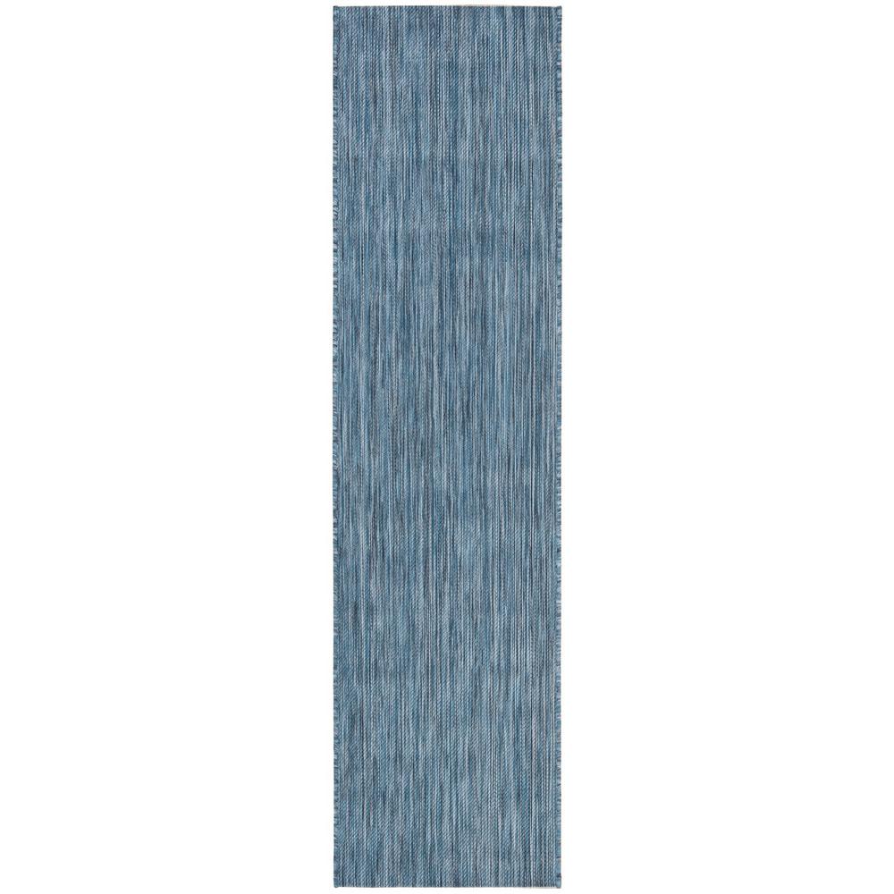 Safavieh Beach House Blue 2 Ft X 8 Ft Indoor Outdoor Runner Rug