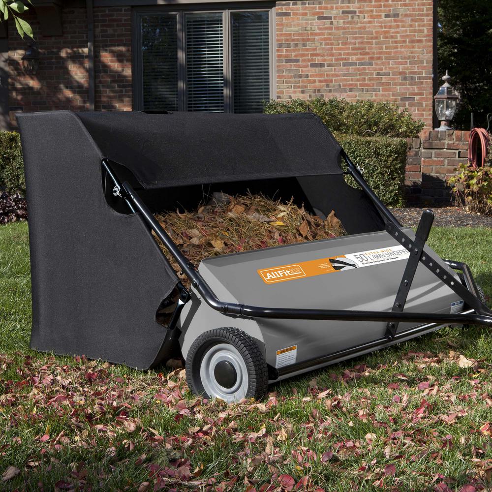 Allfithd 50 In 26 Cu Ft Lawn Sweeper Af 5026ls The Home Depot