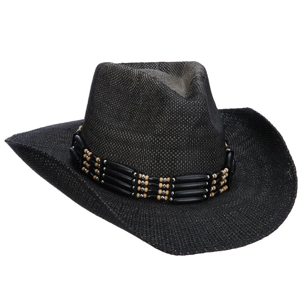 Scala Womens Shapeable Toyo Western Hat