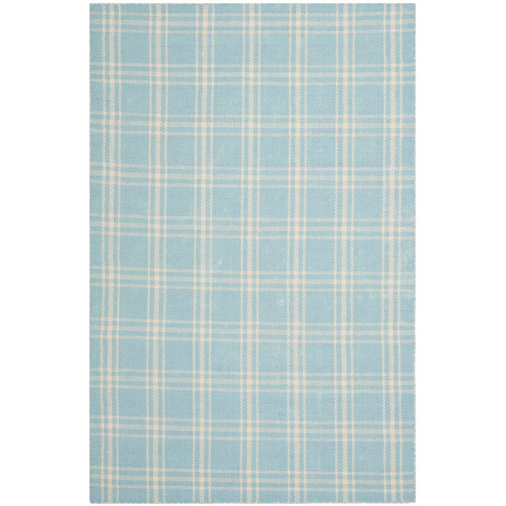 Safavieh Kilim Light Blue Yellow 4 Ft X 6 Area Rug Klm420a Safavieh Kilim Light Blue Yellow 4 Ft X 6 Area Rug