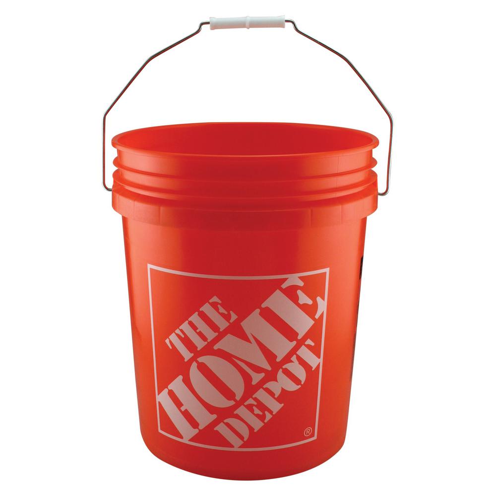 The Home Depot 5 gal. Home Depot Orange Bucket (300 Units/Pallet