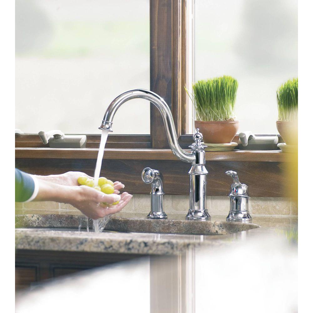 Moen Waterhill High Arc Single Handle Standard Kitchen Faucet With