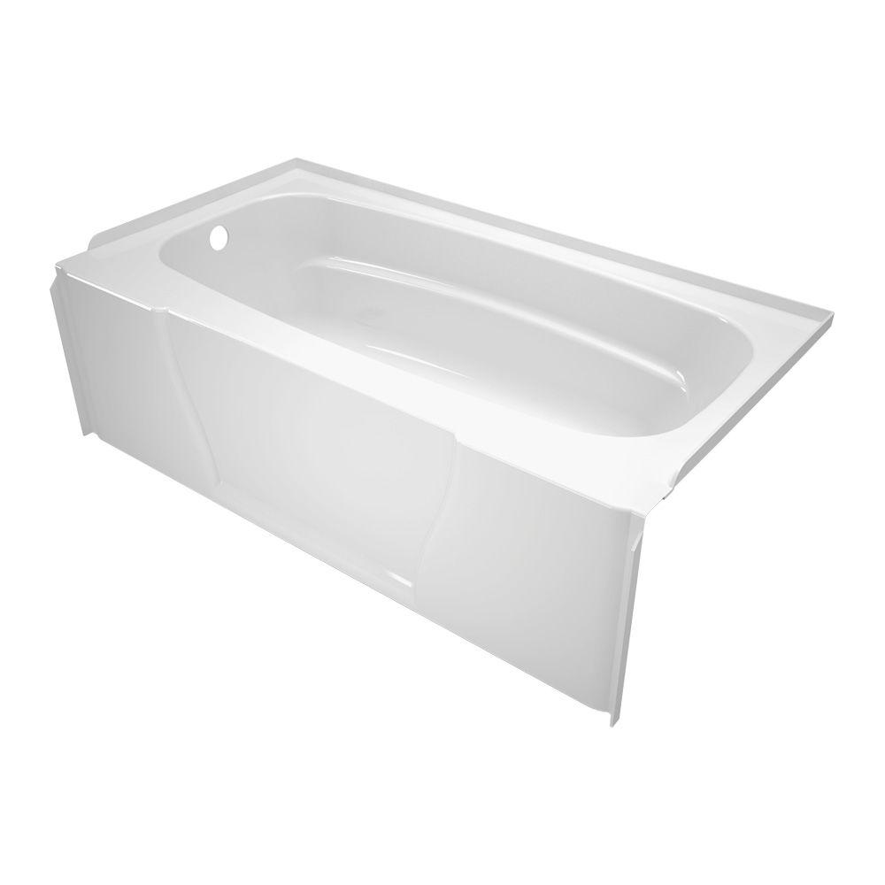 Firenze 5 Ft Left Hand Drain Bathtub In White