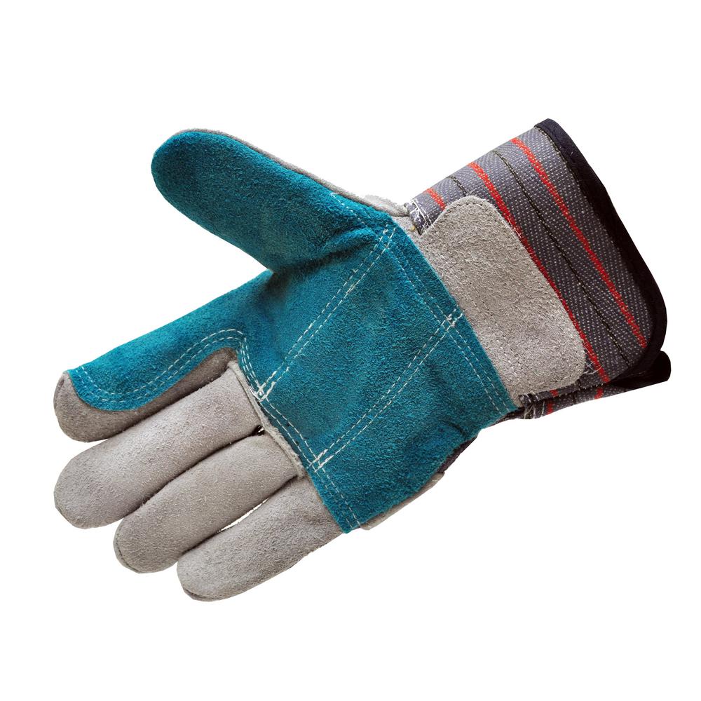 G & F Products Premium Suede Double Palm and Index Finger Work Gloves