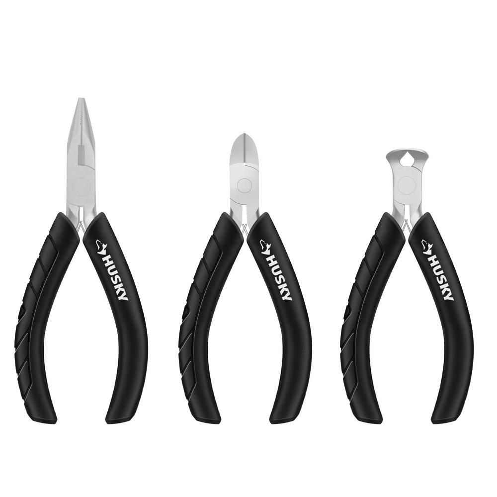 Husky Mini Pliers Set (3Piece)90149 The Home Depot