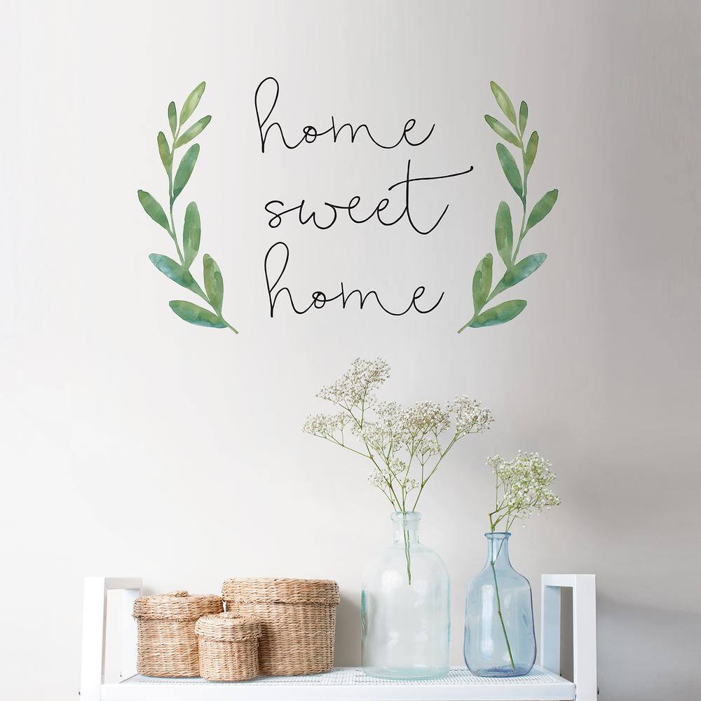 Green Home Sweet Wall E Decal