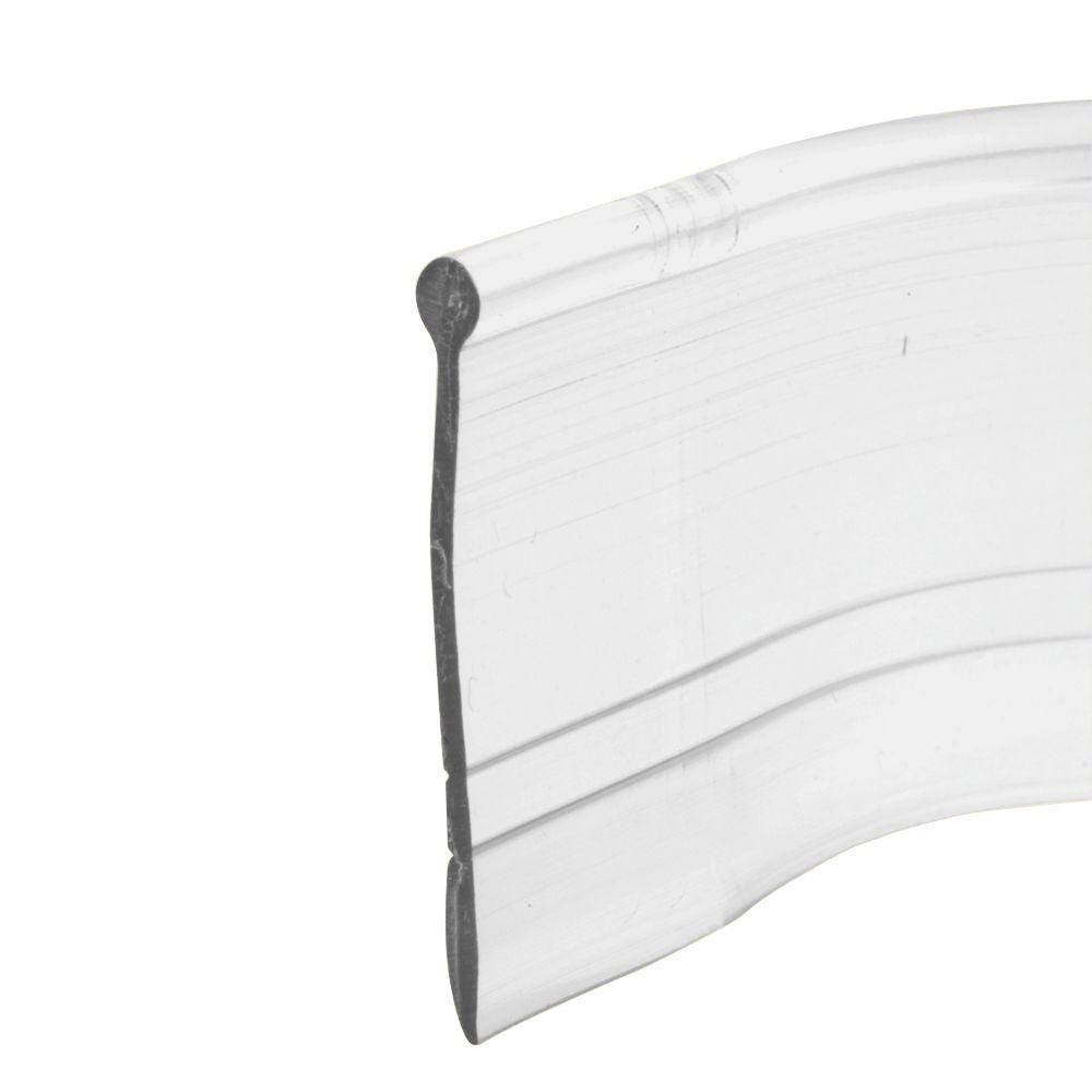 Prime-Line 37 in. Clear Vinyl Shower Door Bottom Seal-M ...