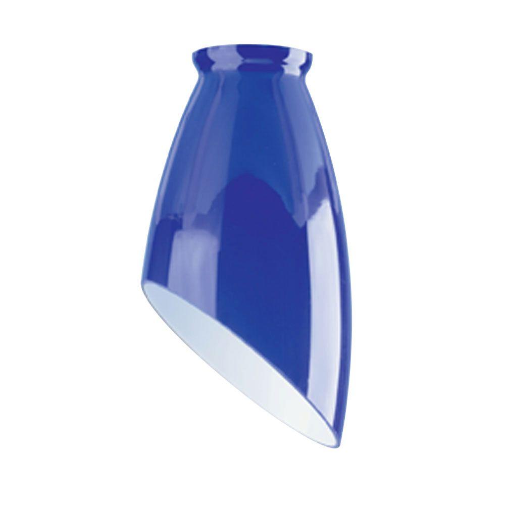 Westinghouse 6 3 4 In Handn Indigo Blue Angled Design Shade Handn Indigo Blue Angled Design Shade With 2