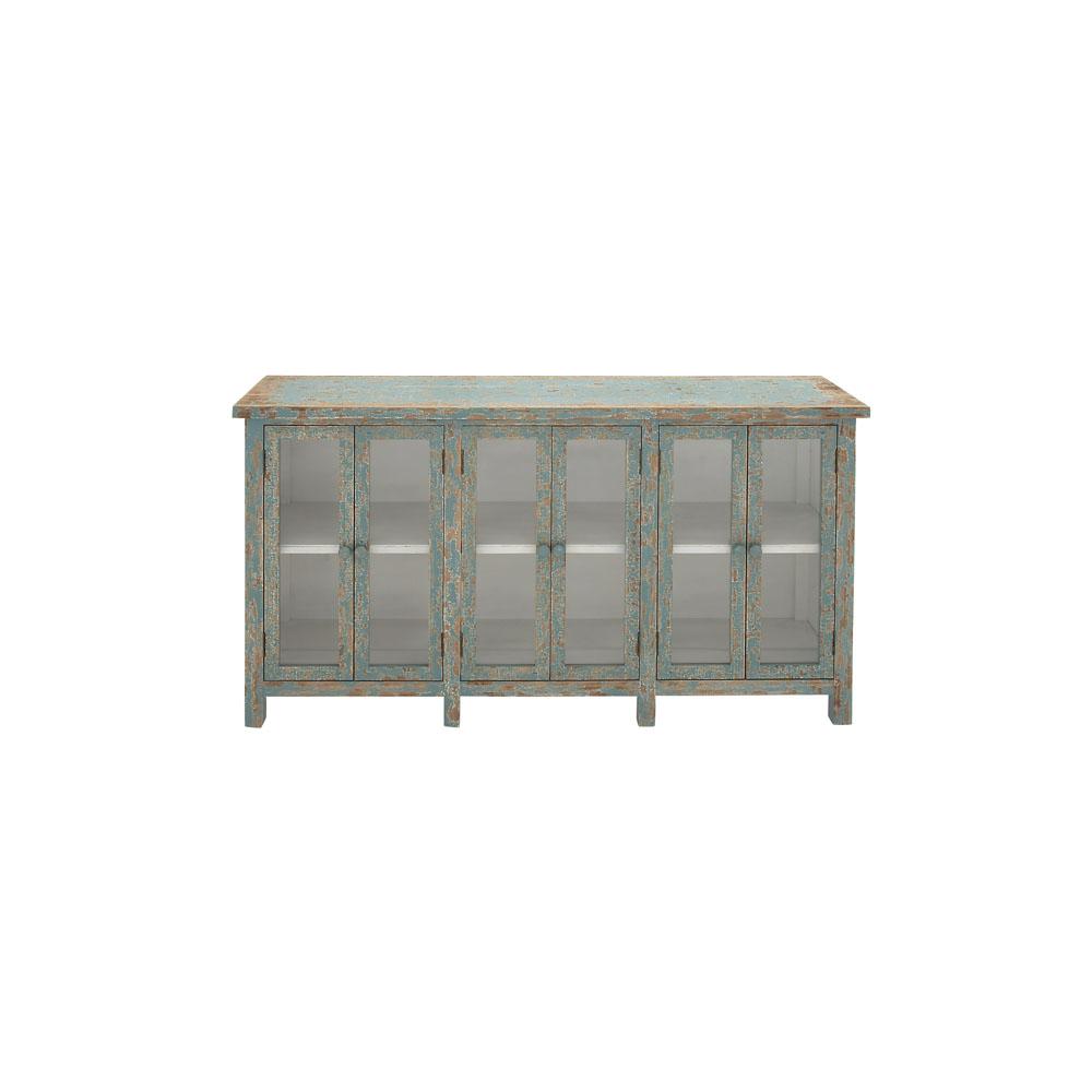 Litton Lane Textured Teal Blue Shabby Chic Wooden Console Cabinet Litton Lane Textured Teal Blue Shabby Chic Wooden Console Cabinet