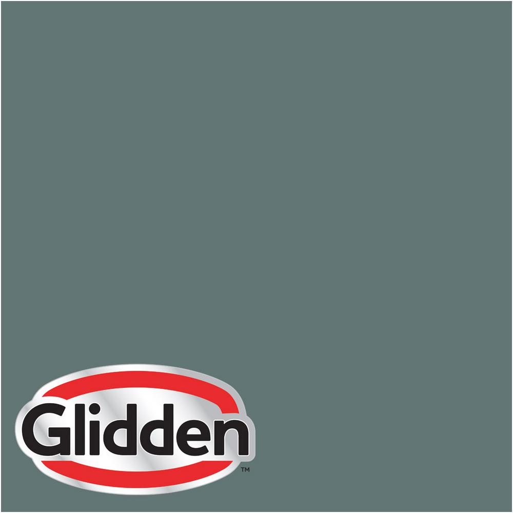 Glidden Premium 1 Gal Hdgcn21d Dark Teal Woods Satin Interior Paint With Primer