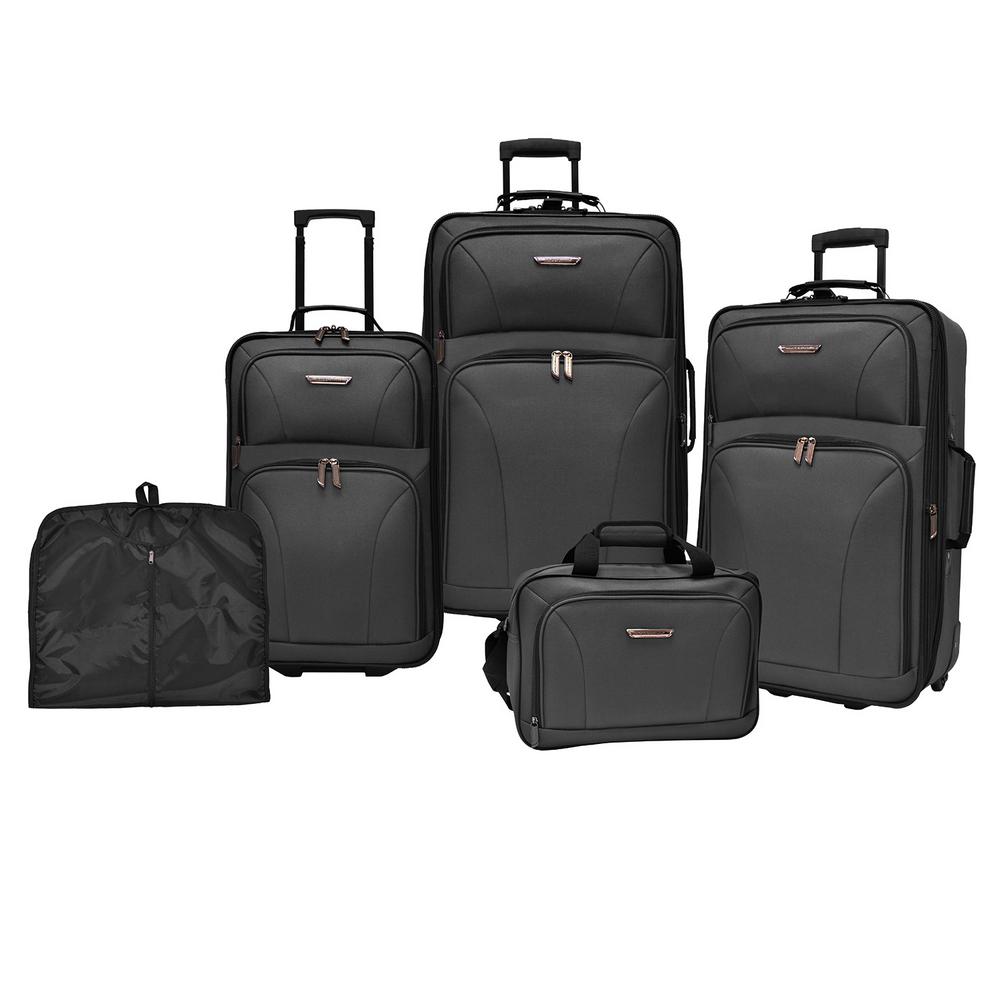 black suitcase set