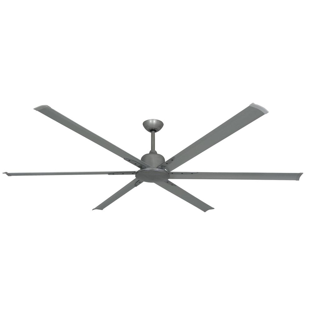 60 Or Greater Nickel Outdoor Ceiling Fans Without Lights Indoor Outdoor Brushed Nickel Ceiling Fan With Remote Control