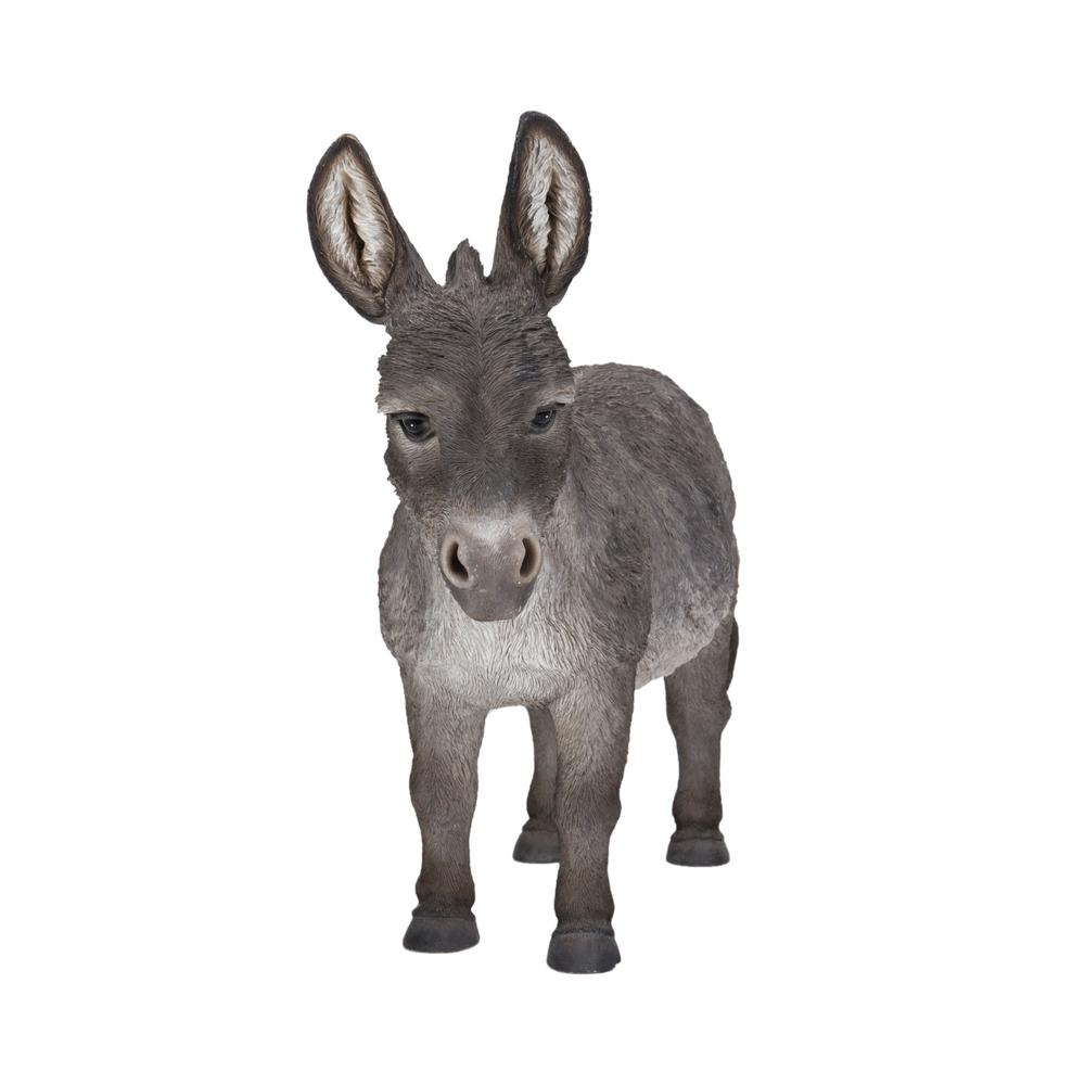 resin donkey garden statue