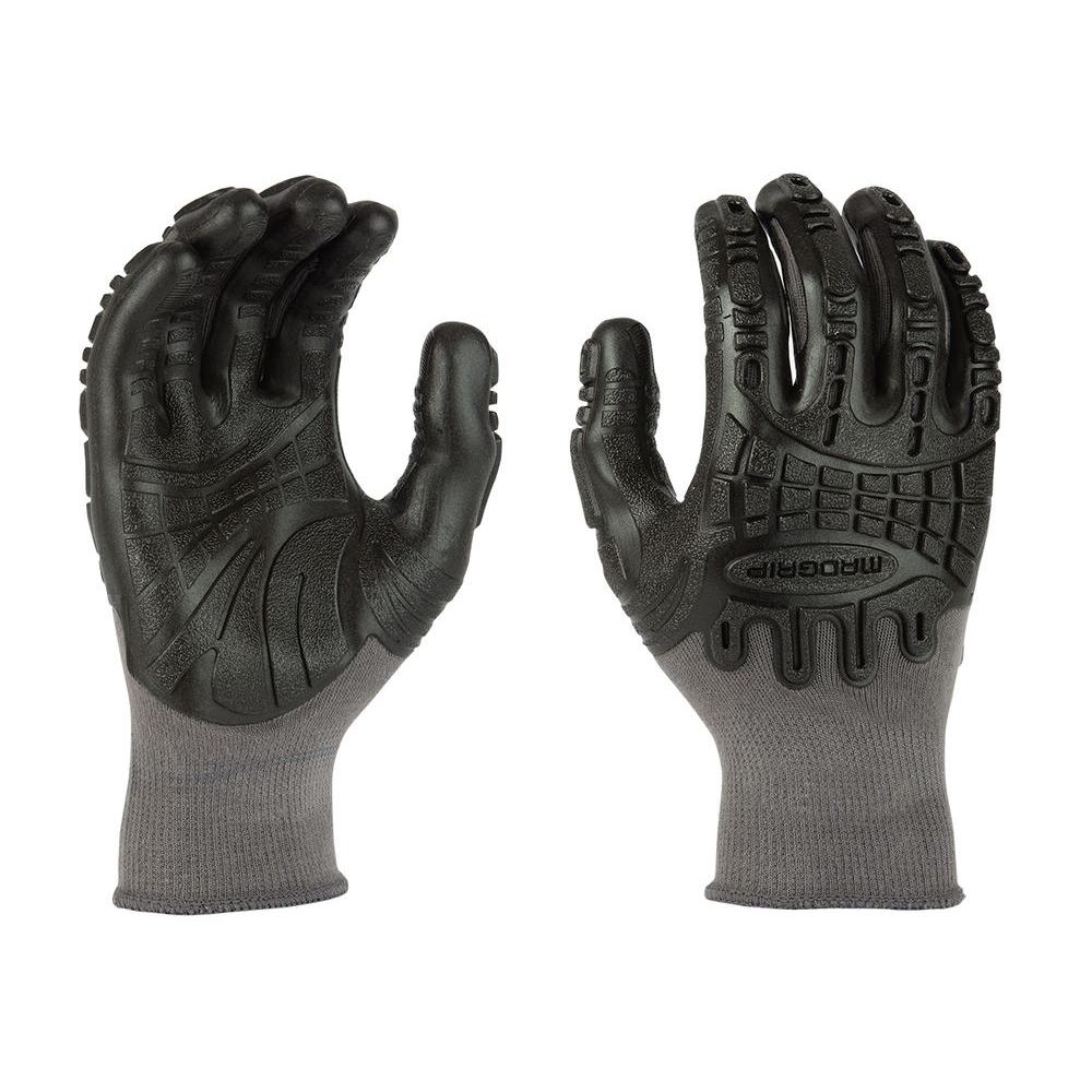 UPC 061492540764 product image for Work Gloves: Mad Grip Safety Gloves Thunderdome Impact X-Large Glove in Grey/Bla | upcitemdb.com