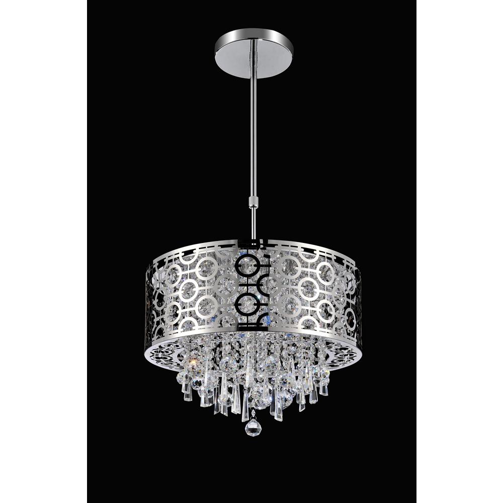 Cwi Lighting Galant 3 Light Chrome Pendant 5430p12st R The Home Depot Cwi Lighting Galant 3 Light Chrome Pendant