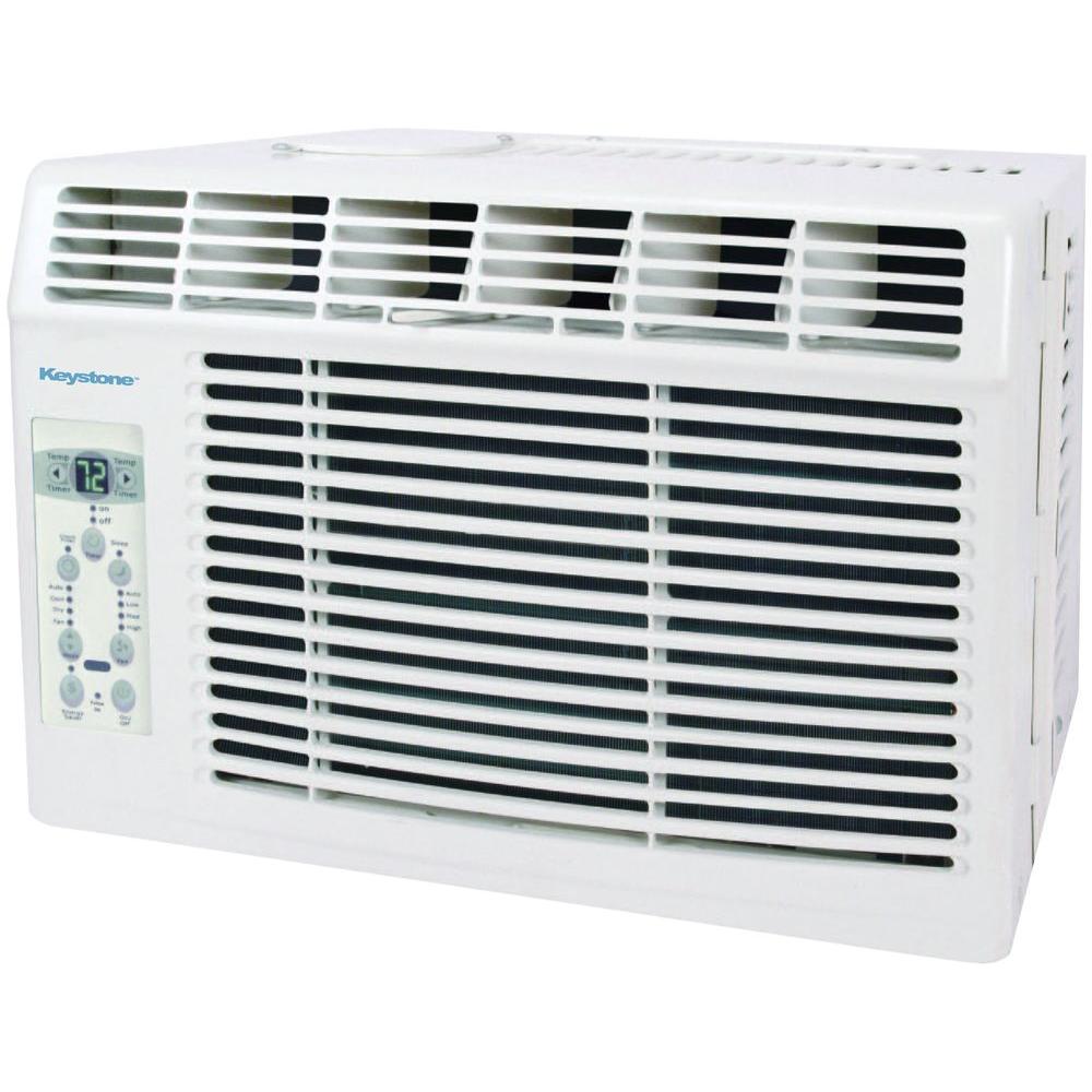 Keystone 5,000 BTU 115-Volt Window-Mounted Air Conditioner ...