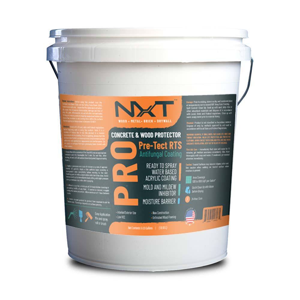 PreTact RTS 5 Gal. Acrylic AntiFungal Coating Sealant and Primer in