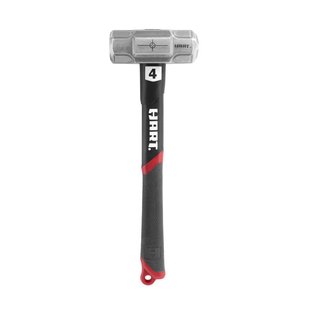 thumbnail image 2 of SEHOI 4lb Sledge Hammer - 15 Inch Fiberglass Handle, Steel Head, Non-Slip Grip For Demolition & Wood Splitting 2 of 13