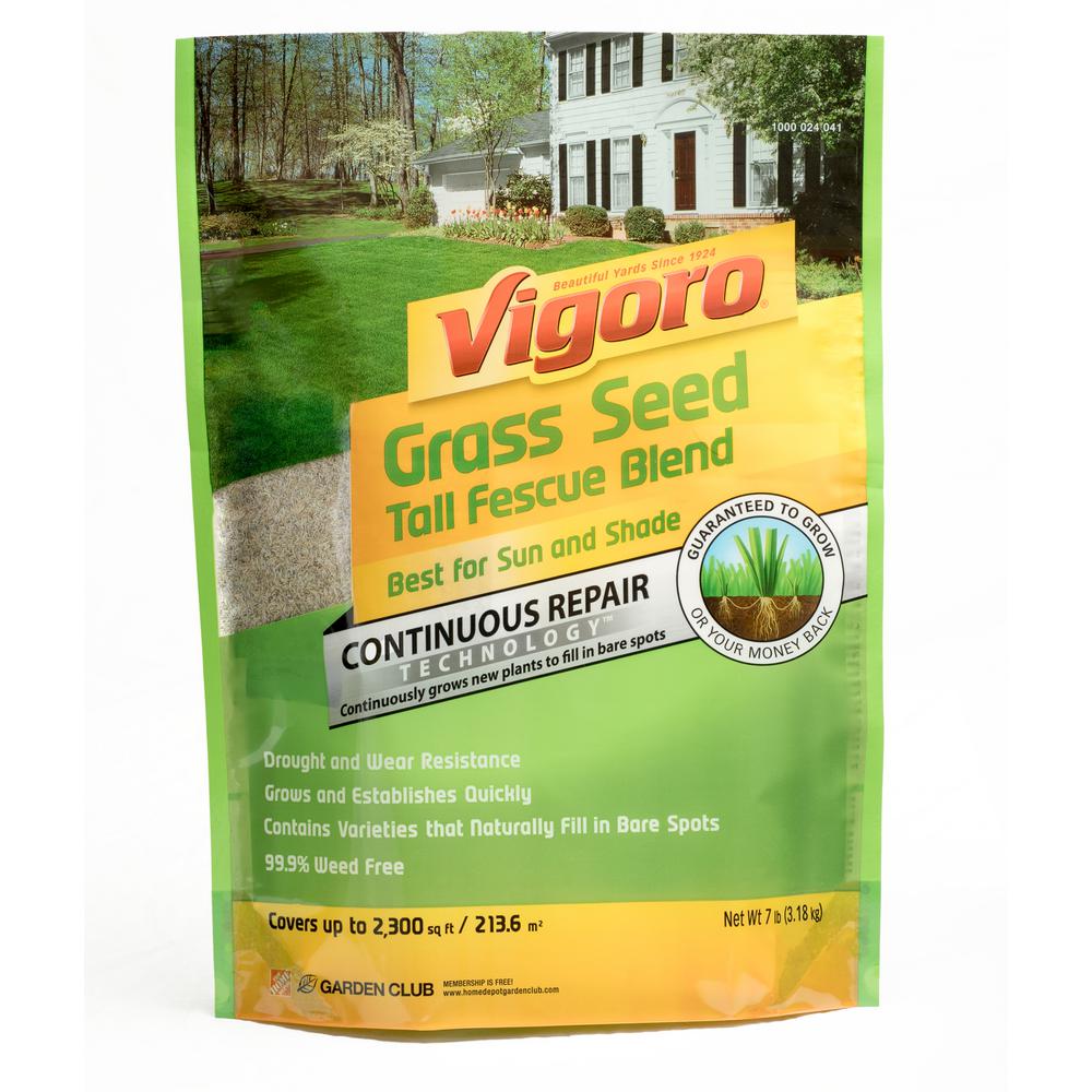 Vigoro 3 lb. Tall Fescue Grass Seed Blend-52213 - The Home Depot