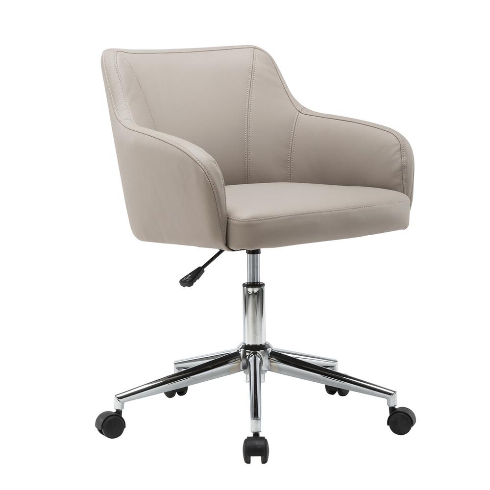 Techni Mobili Beige Comfortable And Classy Modern Home Office Chair