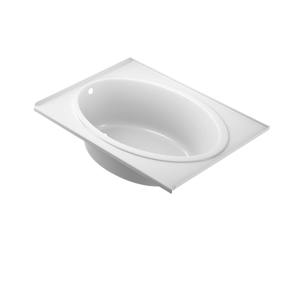 JACUZZI NOVA 60 in. x 42 in. Acrylic LeftHand Drain Rectangular Dropin Whirlpool Bathtub in