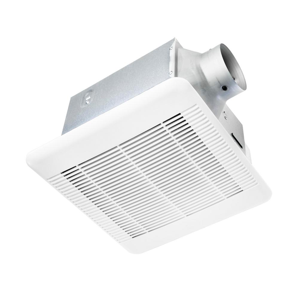110 CFM Ceiling Mount Roomside Installation Quick Connect Bathroom Exhaust Fan, ENERGY STAR