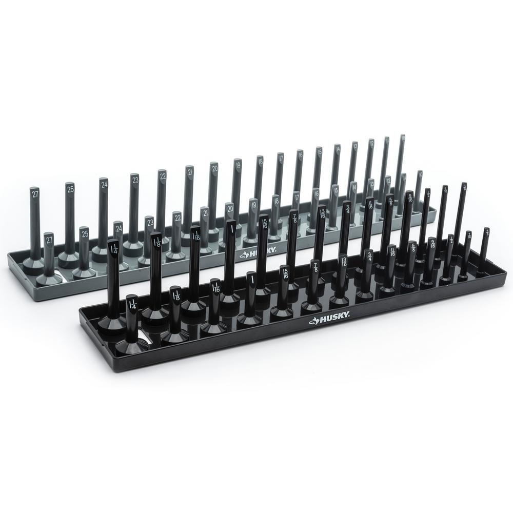 socket set organizer home depot husky 1 2 in drive socket organizer tray set sae mm 2 socket set organizer home depot husky 1 2 in drive socket organizer tray set sae mm 2