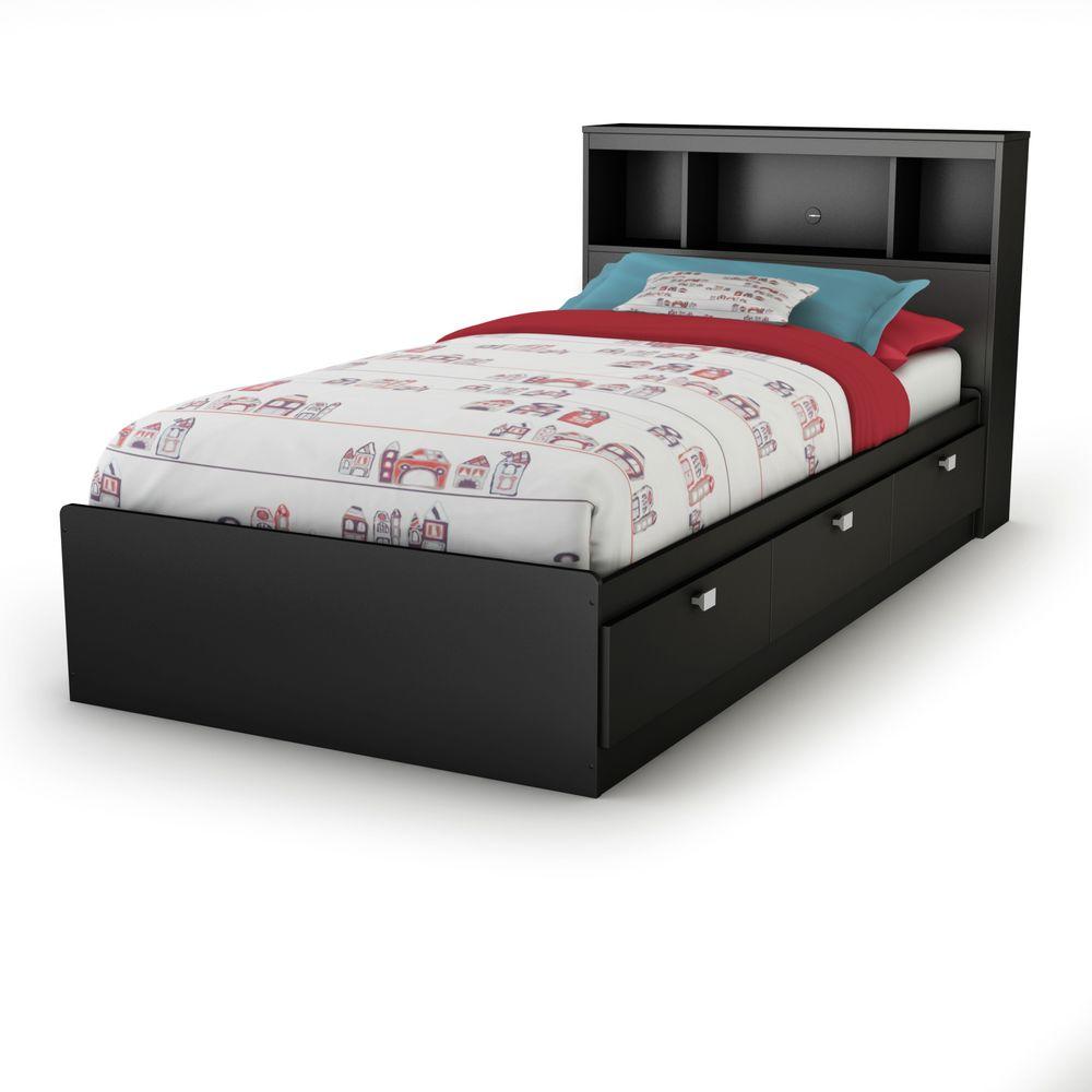 boys twin bed with storage