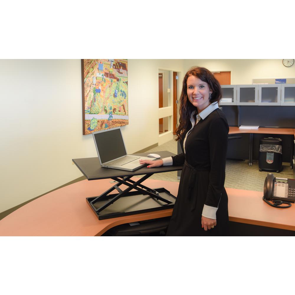 Standing Desk Desks Home Office Furniture The Depot Black Desk