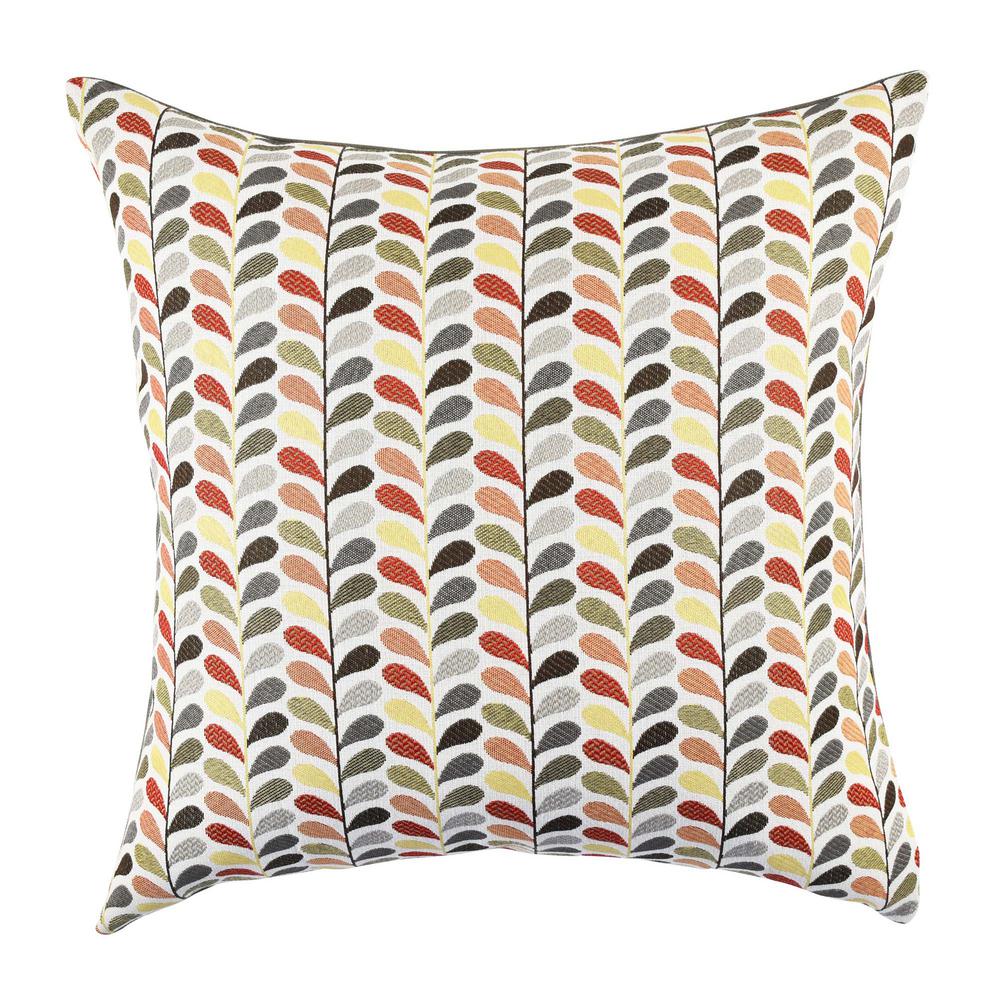 Vesper Lane 18 In X Clical Red Yellow Pillow Su03mcz18i Clical Red Yellow Pillow