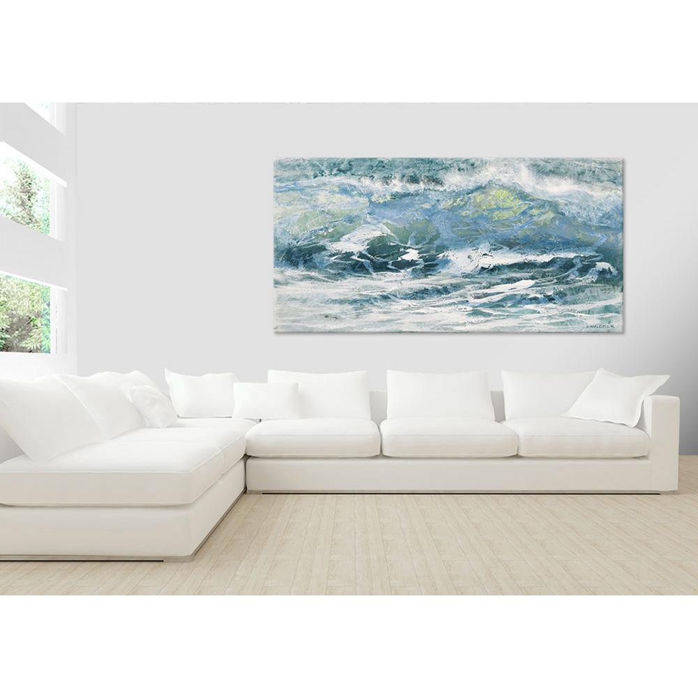 Clicart 36 in. x 72 in. “Shoreline study 10116” by Carole Malcolm