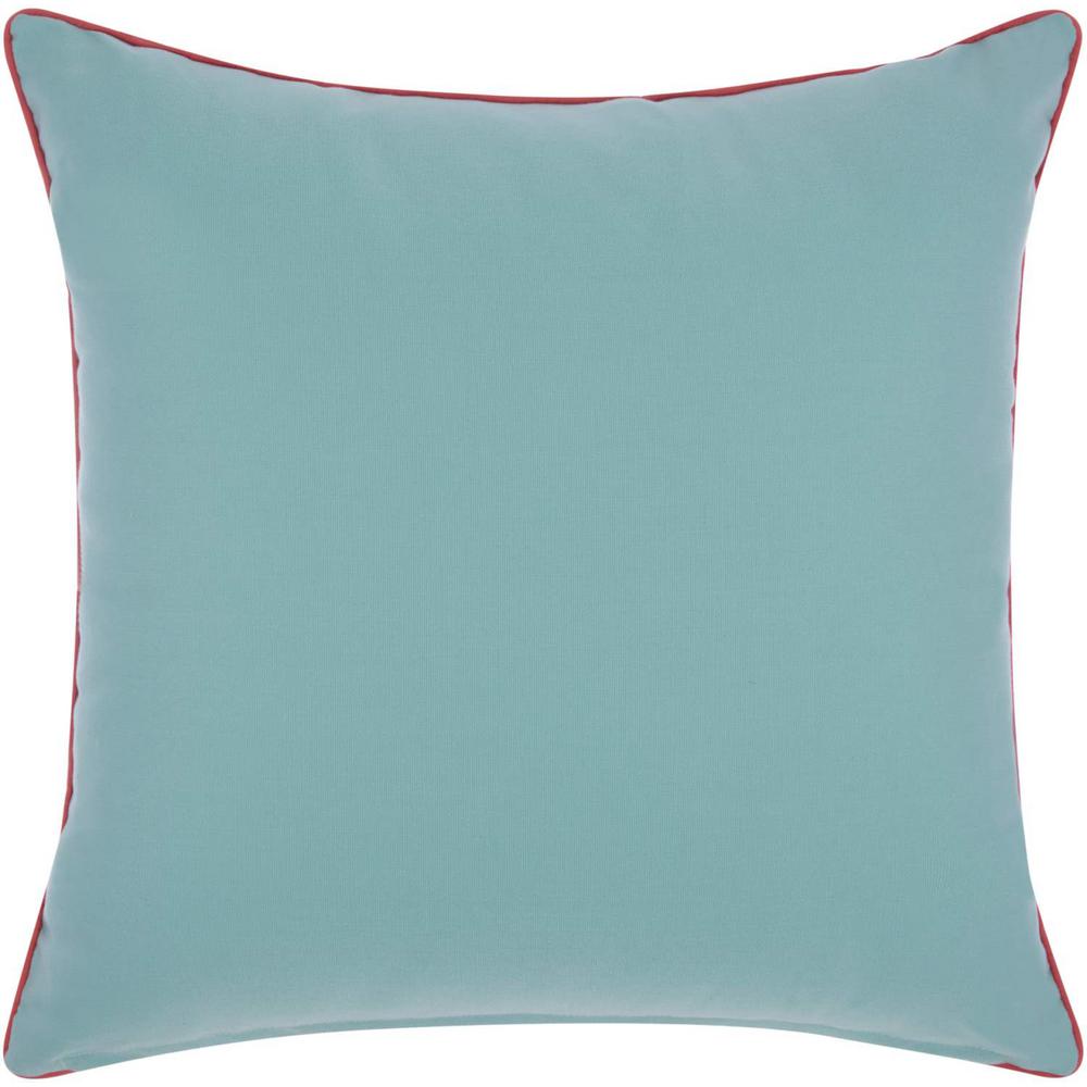 Mina Victory Corals Aqua And Coral Floral Stain Resistant