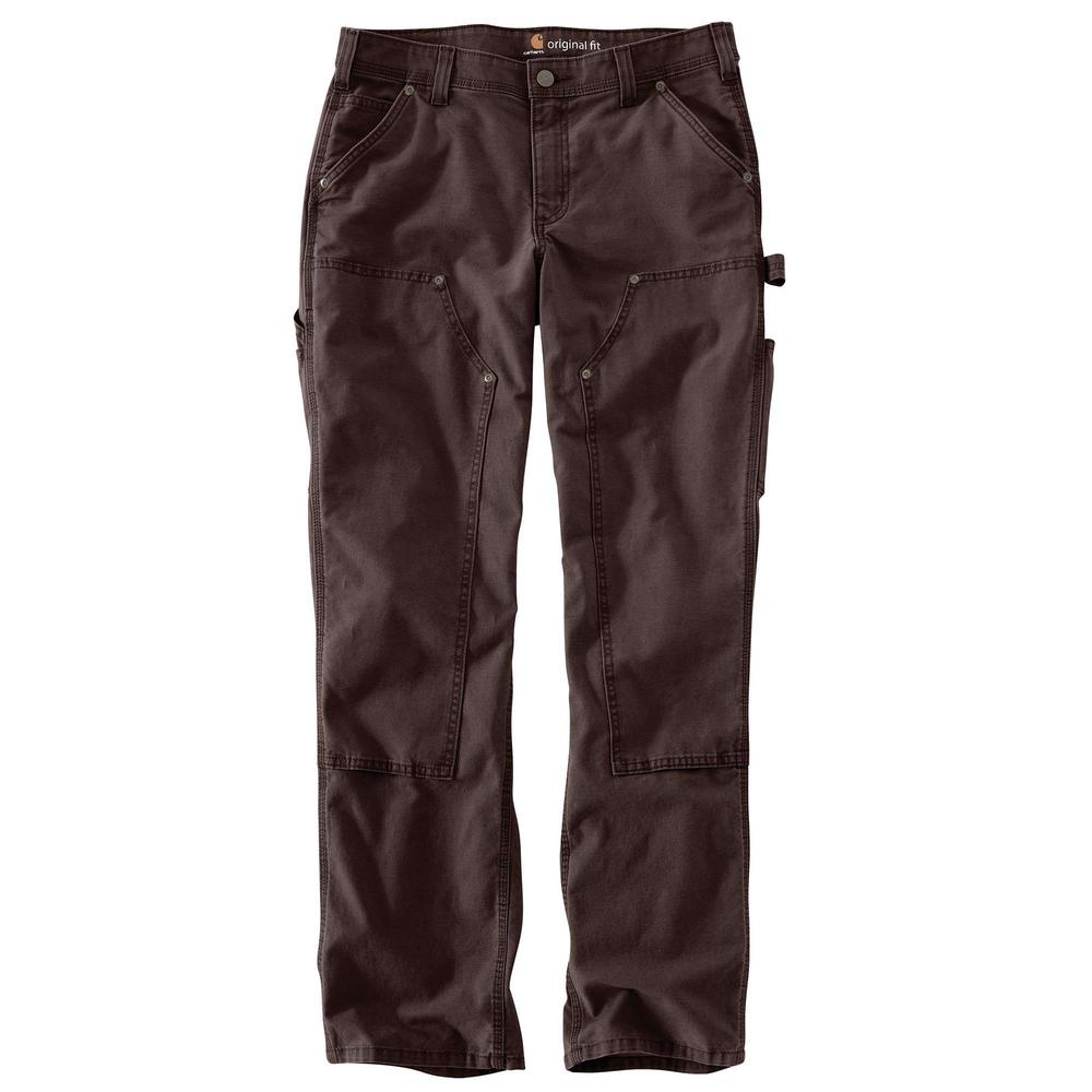 women's double front work pants