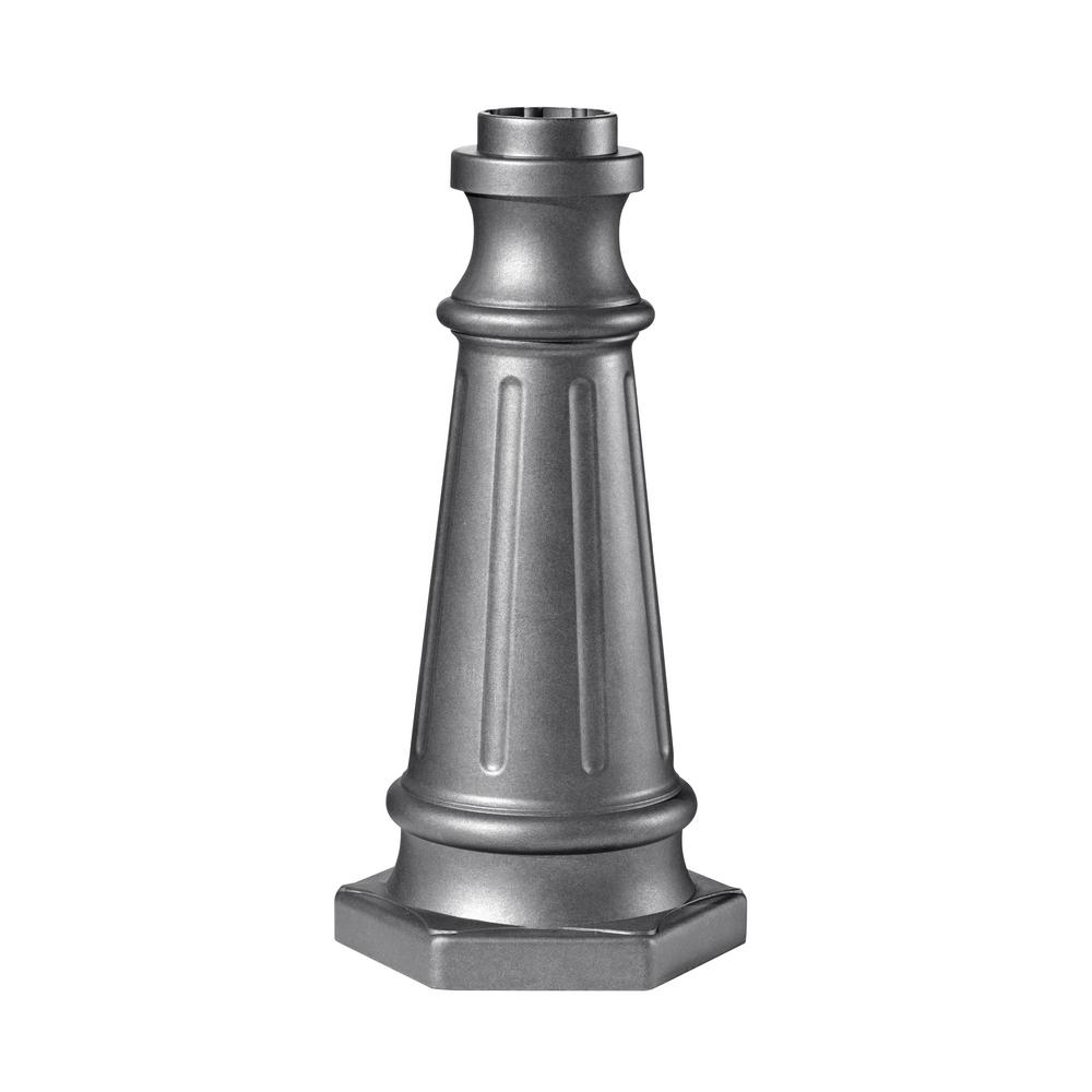 Feiss Burnished Bronze Outdoor Cast Aluminum Post Base Feiss Burnished Bronze Outdoor Cast Aluminum Post Base