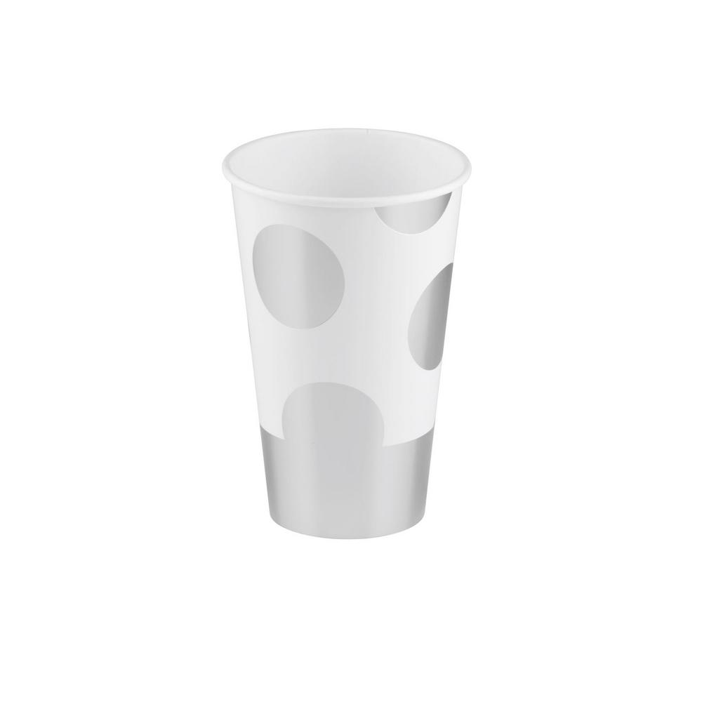 grey paper cups