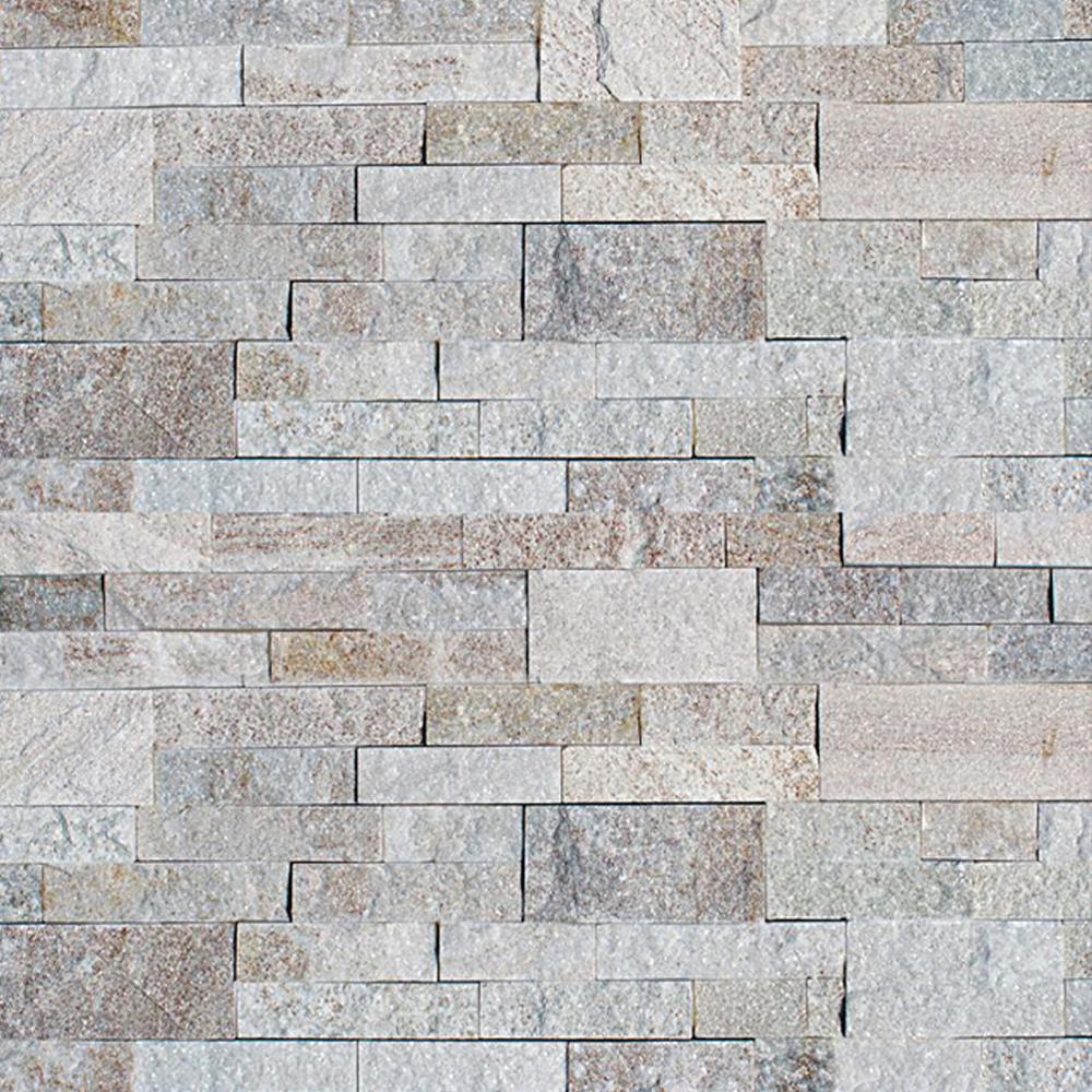 Prestige Stone Granite White Chestnut 6 X 24 In Natural Stacked Stone Veneer Panel Siding Exterior Interior Wall Tile 10 Boxes 55 Sq Ft Tswc F Pl The Home Depot