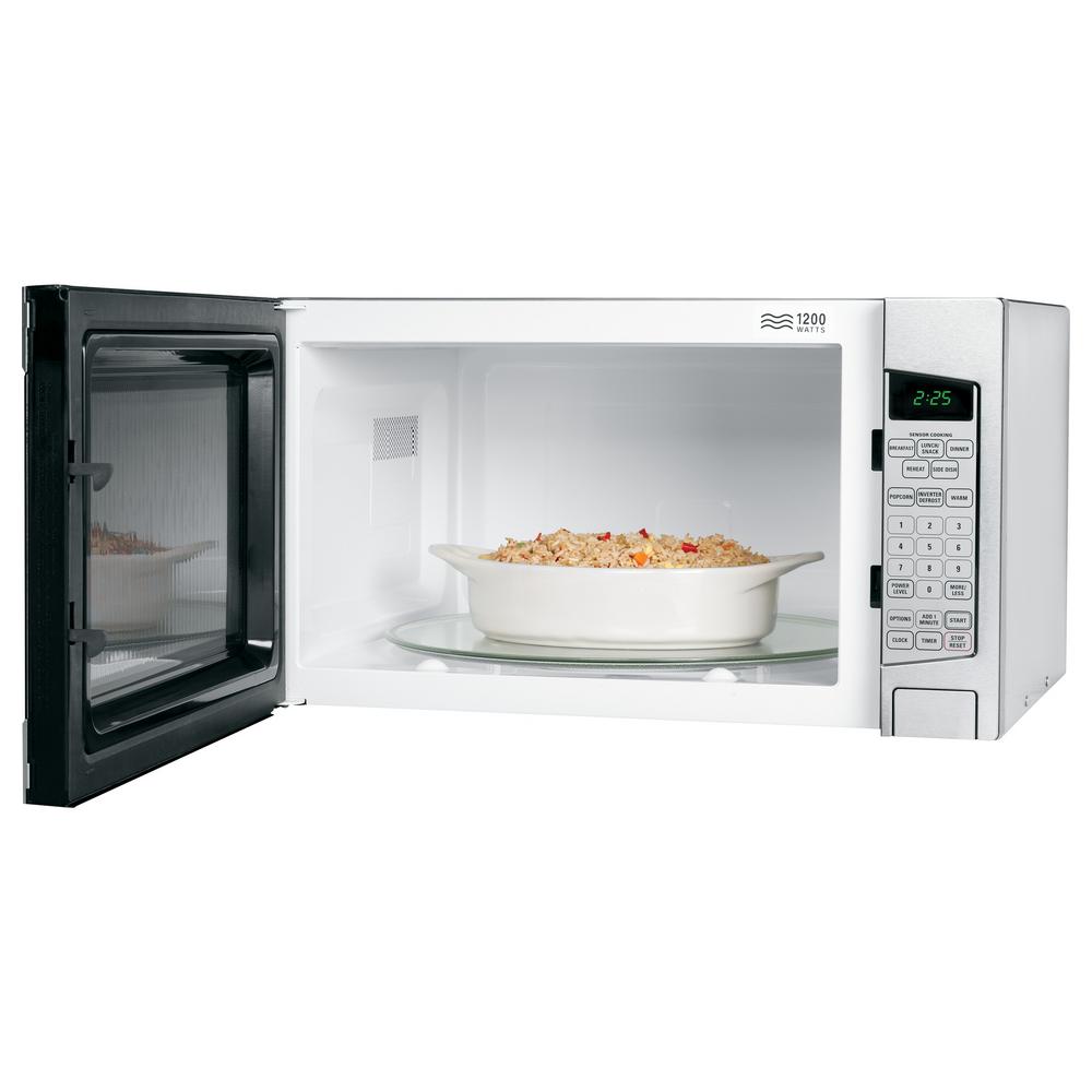 Ge Profile 2 Cu Ft Countertop Microwave In Stainless Steel Ge Profile 2 Cu Ft Countertop