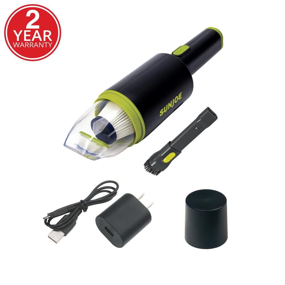 8.4-Volt Handheld Cordless Auto Vacuum with USB Charger