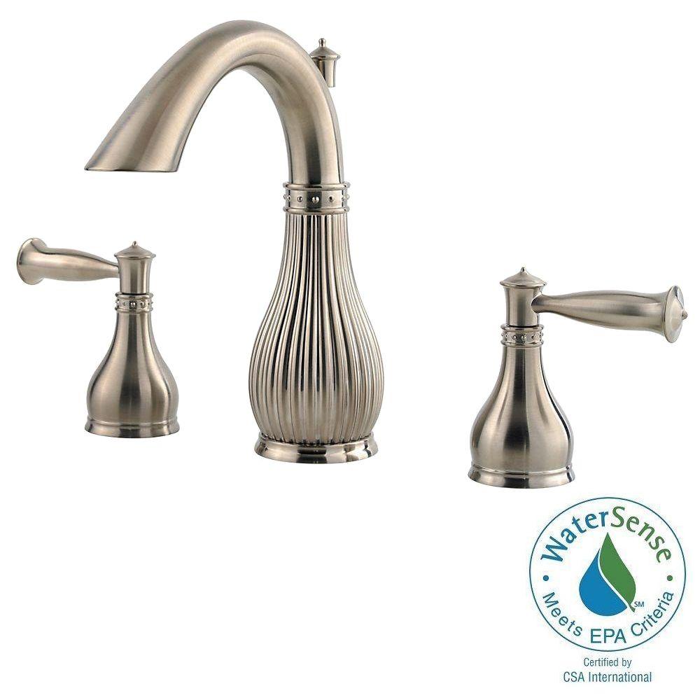 Pfister Virtue 8 in. Widespread 2Handle HighArc Bathroom Faucet in