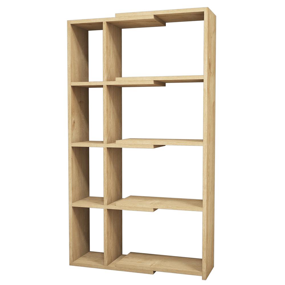 Ada Home Decor Blaine Oak Modern Bookcase Mnrb3021 The Depot Ada Home Decor Blaine Oak Modern Bookcase