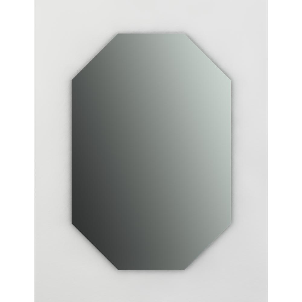 Delta 27 in. x 40 in. (L3) Octagonal Frameless Standard Glass Mirror