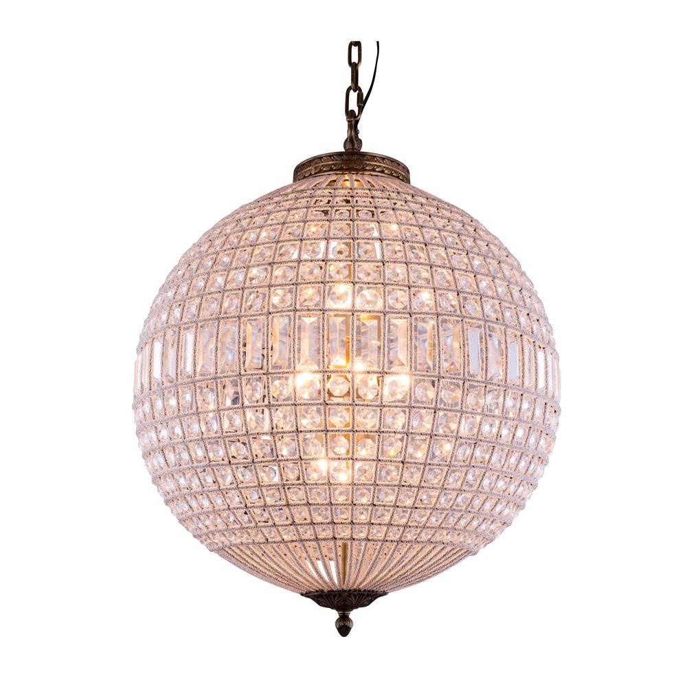 Elegant Lighting Olivia 5 Light French Gold Chandelier With Clear Elegant Lighting Olivia 5 Light French Gold Chandelier With Clear Crystal