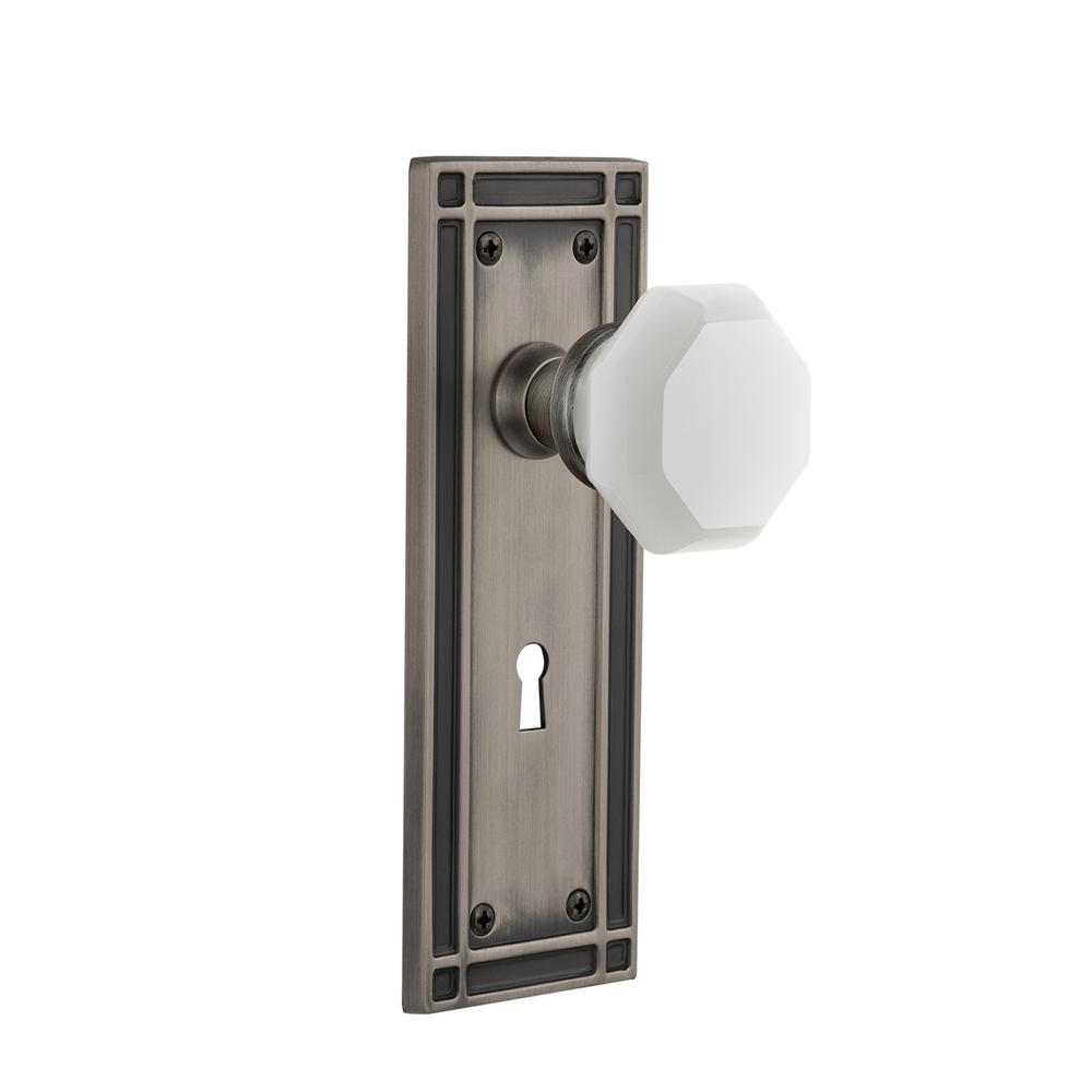 Nostalgic Warehouse Mission Plate With Keyhole Double Dummy