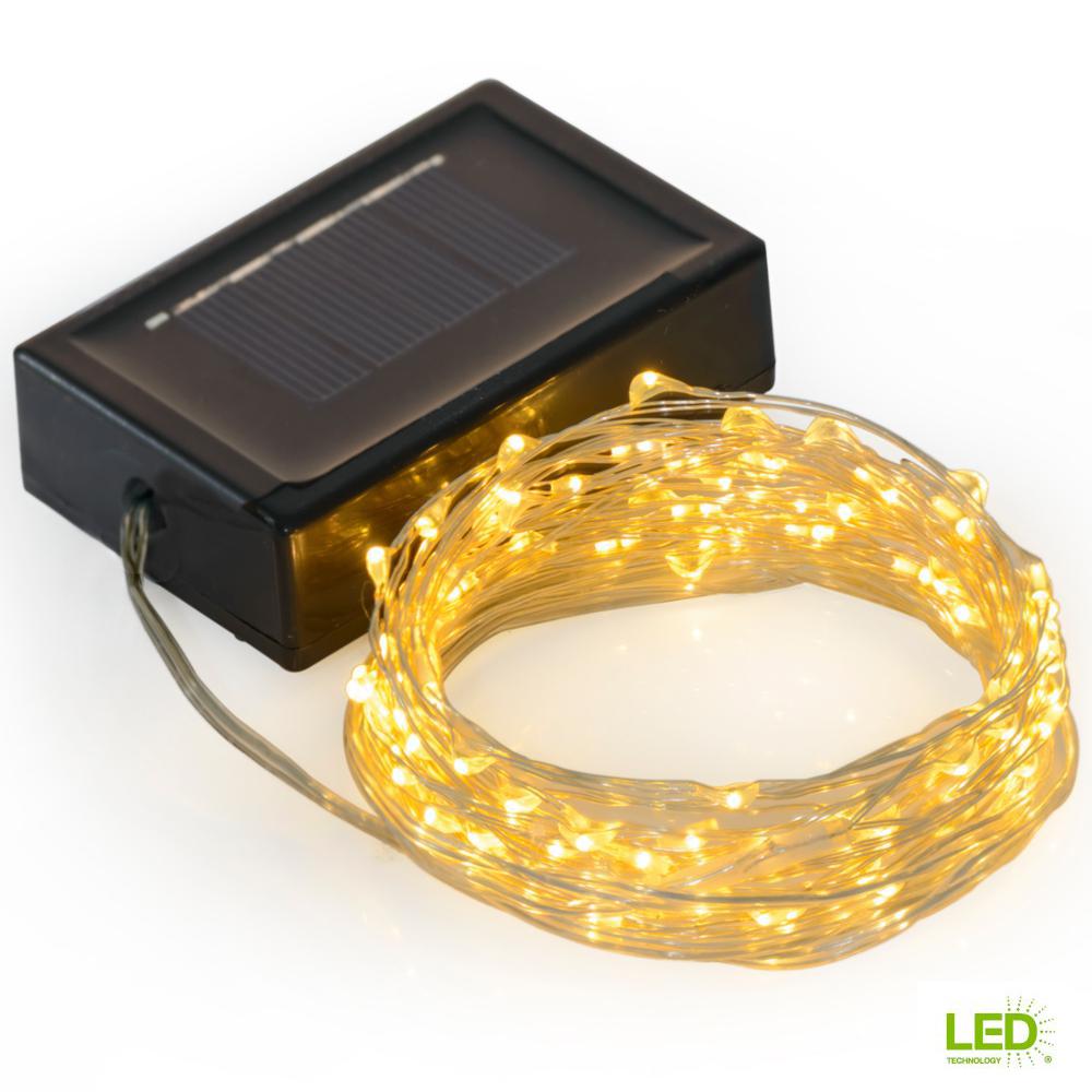 Best Rated Solar Powered Integrated Led String Lights 200 Led Integrated Solar Copper String Light