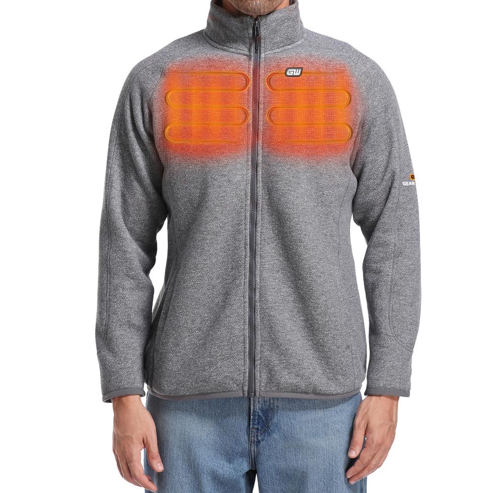large mens fleece jackets