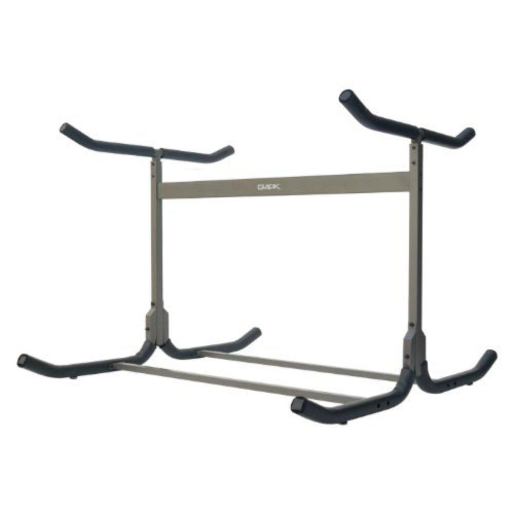 Glacik Freestanding Triple Kayak and Canoe Storage Rack, Steel with Bronze Finis