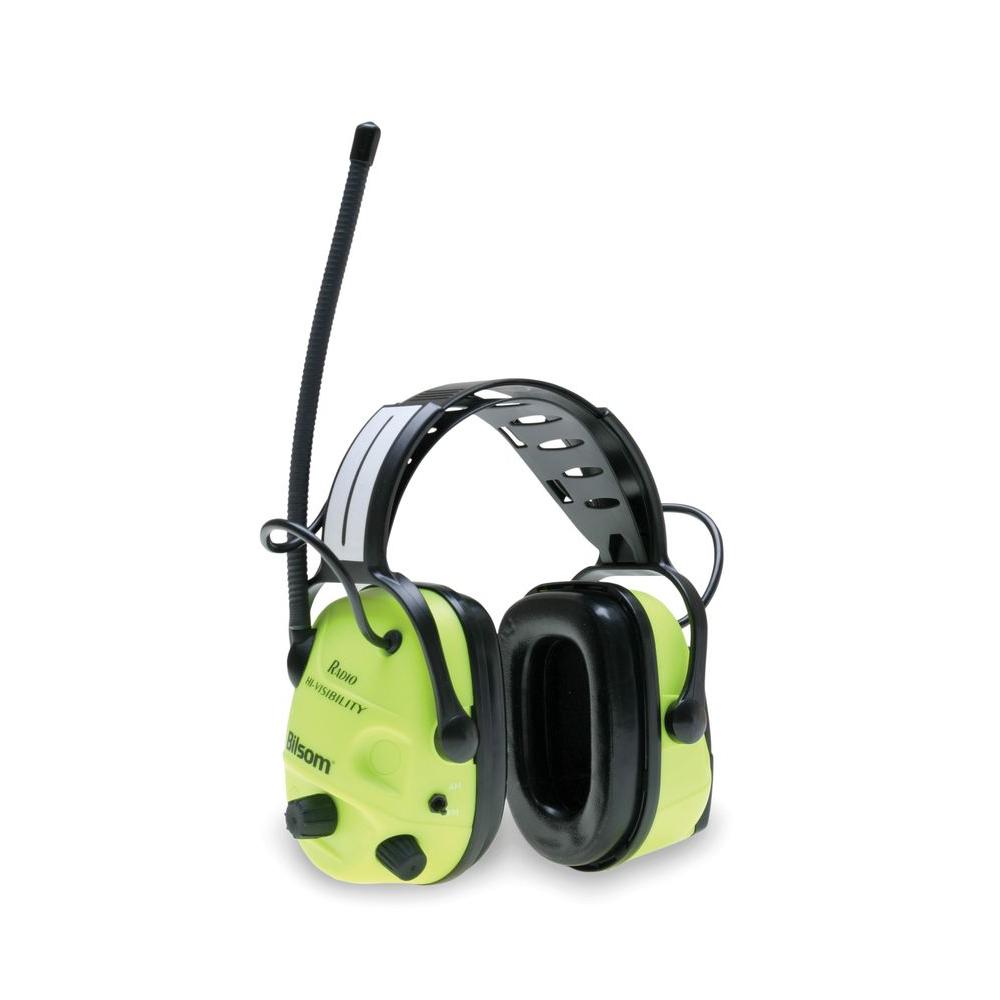 UPC 033552063216 product image for Howard Leight AM/FM Radio Series Hi-Visibility Radio Earmuffs, Green | upcitemdb.com