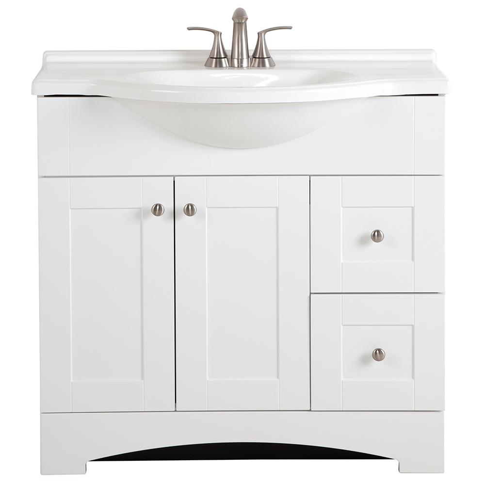 Farmhouse A Front White Vanities With Tops D Bath Vanity In White With